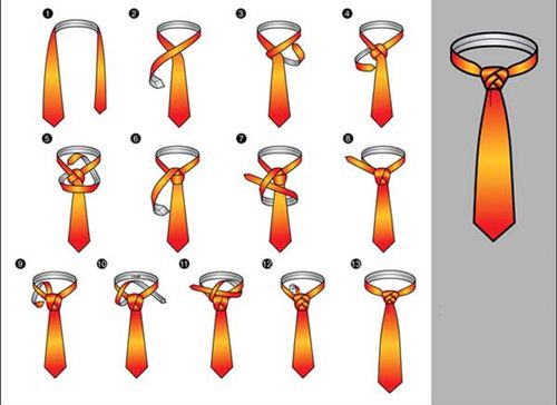 thắt cà vạt đơn giản