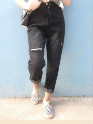 cách phối đồ với quần baggy nữ