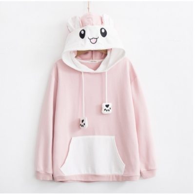 ao hoodie nu dep