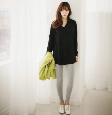 phối đồ với quần legging