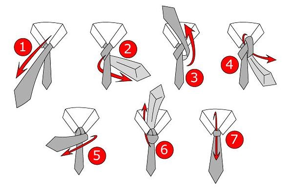 thắt cà vạt tam giác