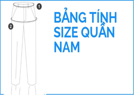 cách đo size quần nam