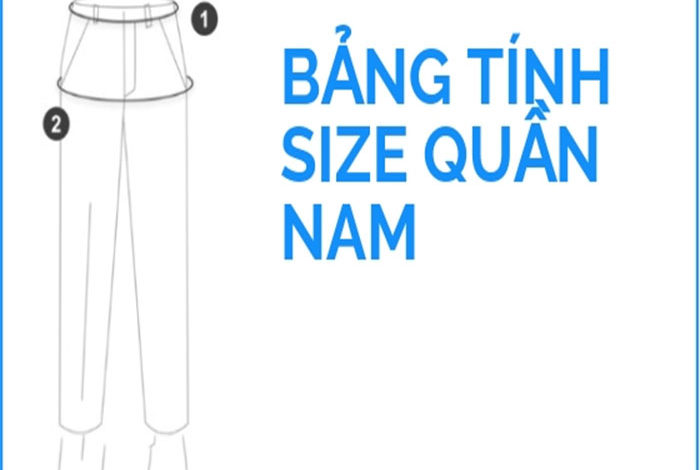 cách đo size quần nam