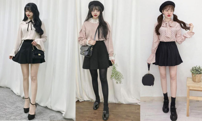 mẫu chân váy chữ a