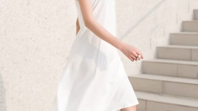 váy trắng kết hợp với giày màu gì