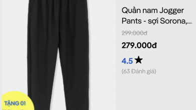 Quần nam Jogger Pants – sợi Sorona, nhuộm Cleandye