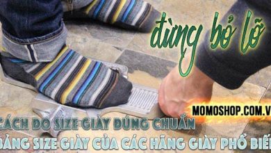 “ĐỪNG BỎ LỠ” Cách Đo Size Giày đúng chuẩn + Bảng size giày của các hãng giày phổ biến trên thị trường