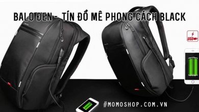 1️⃣ Xu hướng【 Balo Đen – Dành cho các tín đồ mê phong cách Black 】