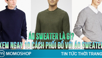 “CHẤT” Áo Sweater Là Gì? Xem ngay 10 cách phối đồ với áo sweater