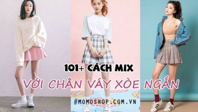 101+ Cách MIX đồ với chân váy xòe ngắn cực XINH