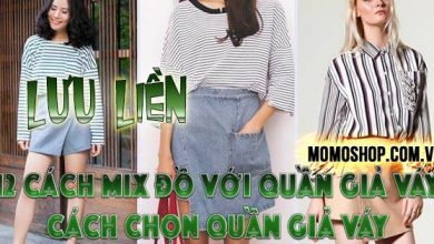 “Lưu Liền” 12 cách Mix Đồ Với Quần Giả Váy thời trang, cá tính + Cách chọn quần giả váy phù hợp cho nữ