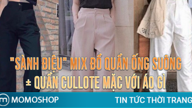 “SÀNH ĐIỆU” Mix Đồ Quần Ống Suông + Quần cullote mặc với áo gì