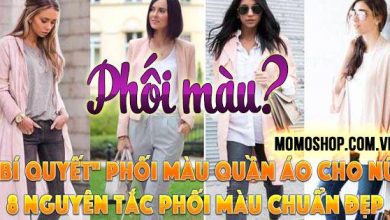 “Bí Quyết” Phối Màu Quần Áo Cho Nữ hợp thời trang + 8 nguyên tắc phối màu quần áo nữ chuẩn đẹp