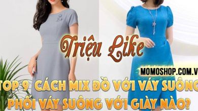 “Triệu Like” Top 9 Cách Mix Đồ Với Váy Suông đẹp, thời trang cho nữ + Phối váy suông với giày nào?