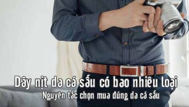 5 loại dây thắt lưng da cá sấu phổ biến, nguyên tắc chọn mua da cá sấu