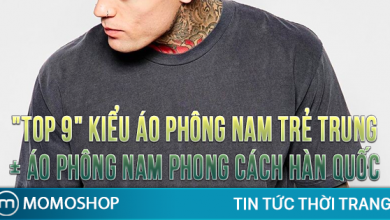 “TOP 9” Kiểu Áo Phông Nam trẻ trung + Áo phông nam phong cách Hàn Quốc